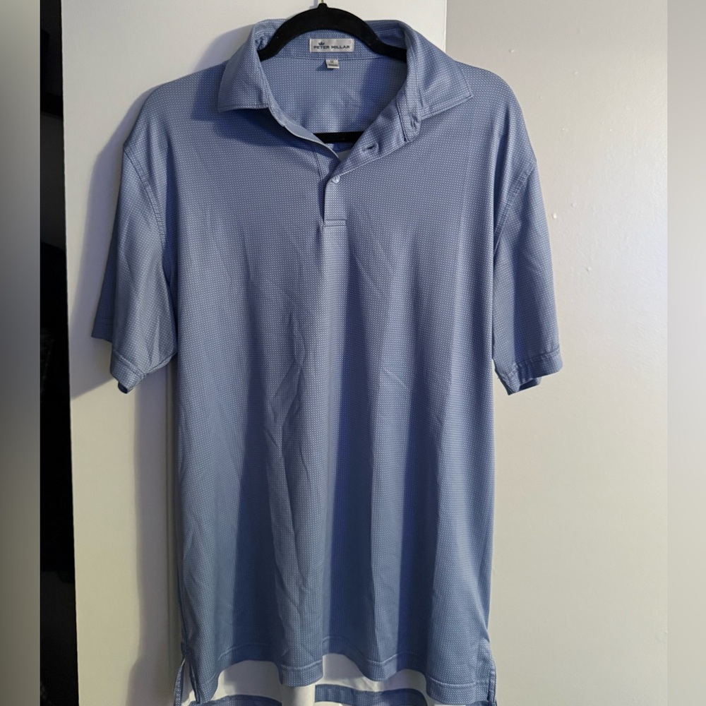 Peter Millar Blue Polo Shirt